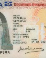 NEW Spain ID CARD Template (front +back) INSTANT DELIVERY