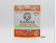 Kanha Sativa Ruby Grapefruit Gummies 100mg