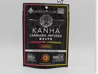 Kanha Indica Strawberry Lemonade Belts 100mg Gluten Free
