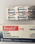 +EUROPE RETAIL+ RIVOTRIL Clonazepam Galenika 2mg 90 tabs