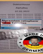 Grand Sale*** 1 Blister Alprazolam 1mg / Xanax 1A Pharma or ratiopharm- German-Pharmacy