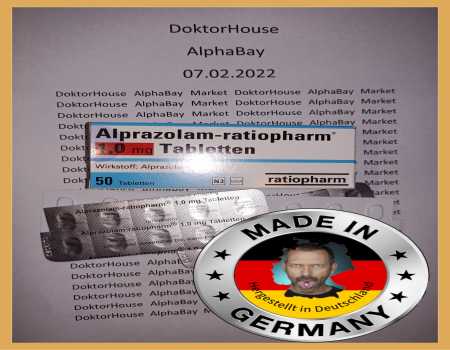 Grand Sale*** 1 Blister Alprazolam 1mg / Xanax 1A Pharma or ratiopharm- German-Pharmacy