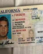 fulls + front driver license scan