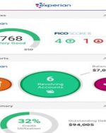 usa experian credit report + fulls score 700+