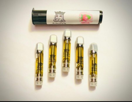 Kingpen Vape Thc Distillate Flavour Mimosa and Skittles 1 x 1g Cart US to US