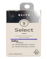 Select Elite THC 1G Cart