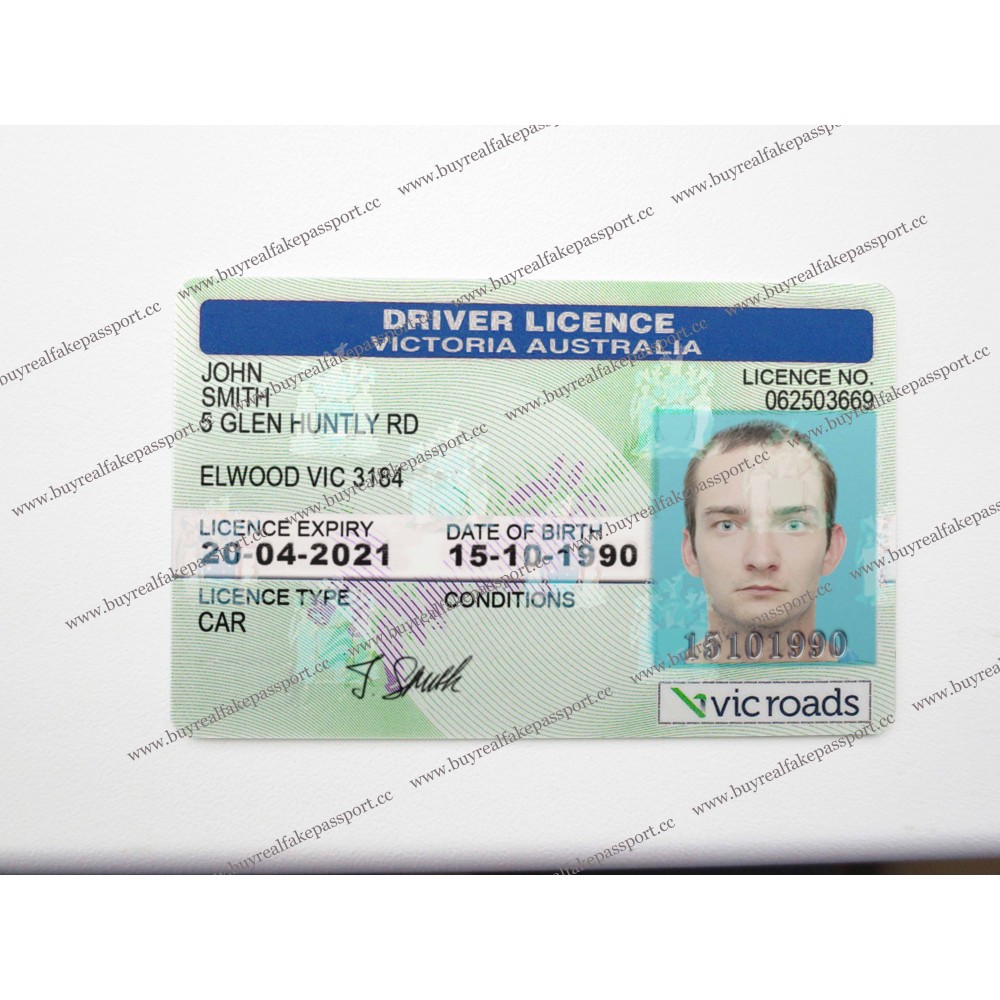 Australian driving license with selfie (Clone)