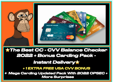 The Best CC - CVV Balance Checker 2025 + Bonus Carding Pack - Instant Delivery + 1 USA CC EXTRA FRE