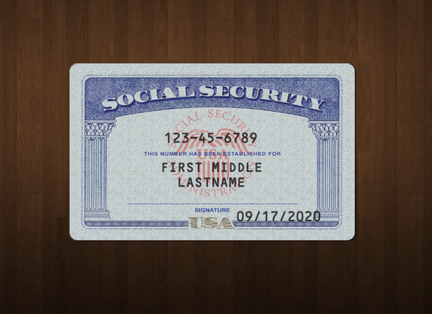 SOCIAL SECURITY CARD