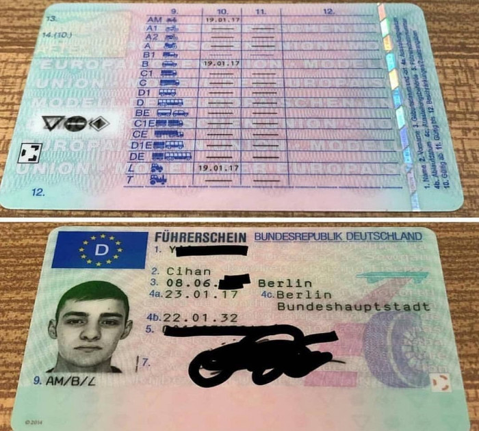Genuine German Driving License and Passports