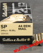 50rds – 44 Mag Sellier & Bellot 240gr. SP Ammo