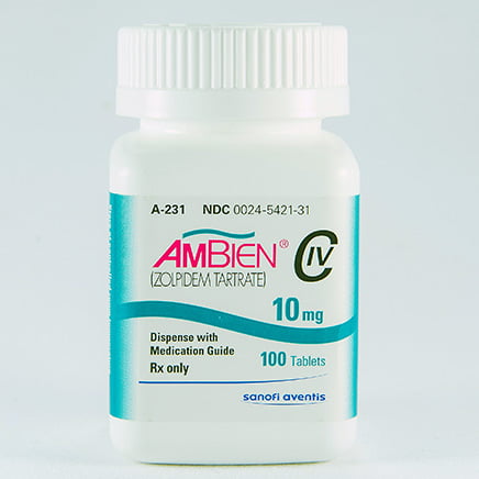 Ambien 10mg 100 Tablets