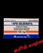 APOTEX – VIAGRA 100MG - 4 TABLETS