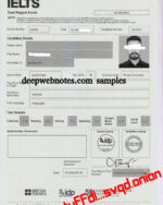 Authentic IELTS certificate