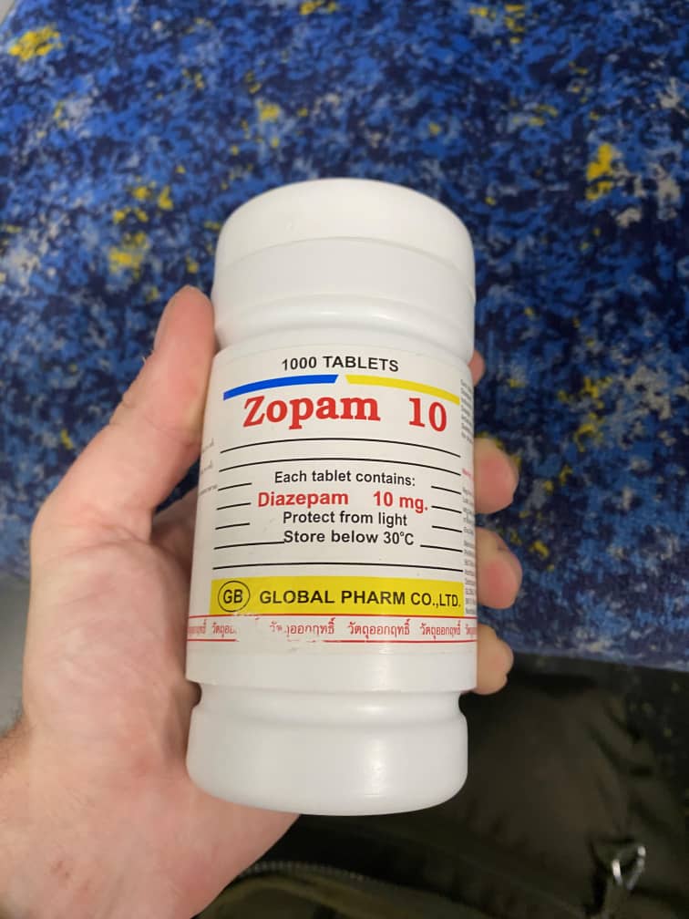 Diazepam 10mg (1000 Tablets)