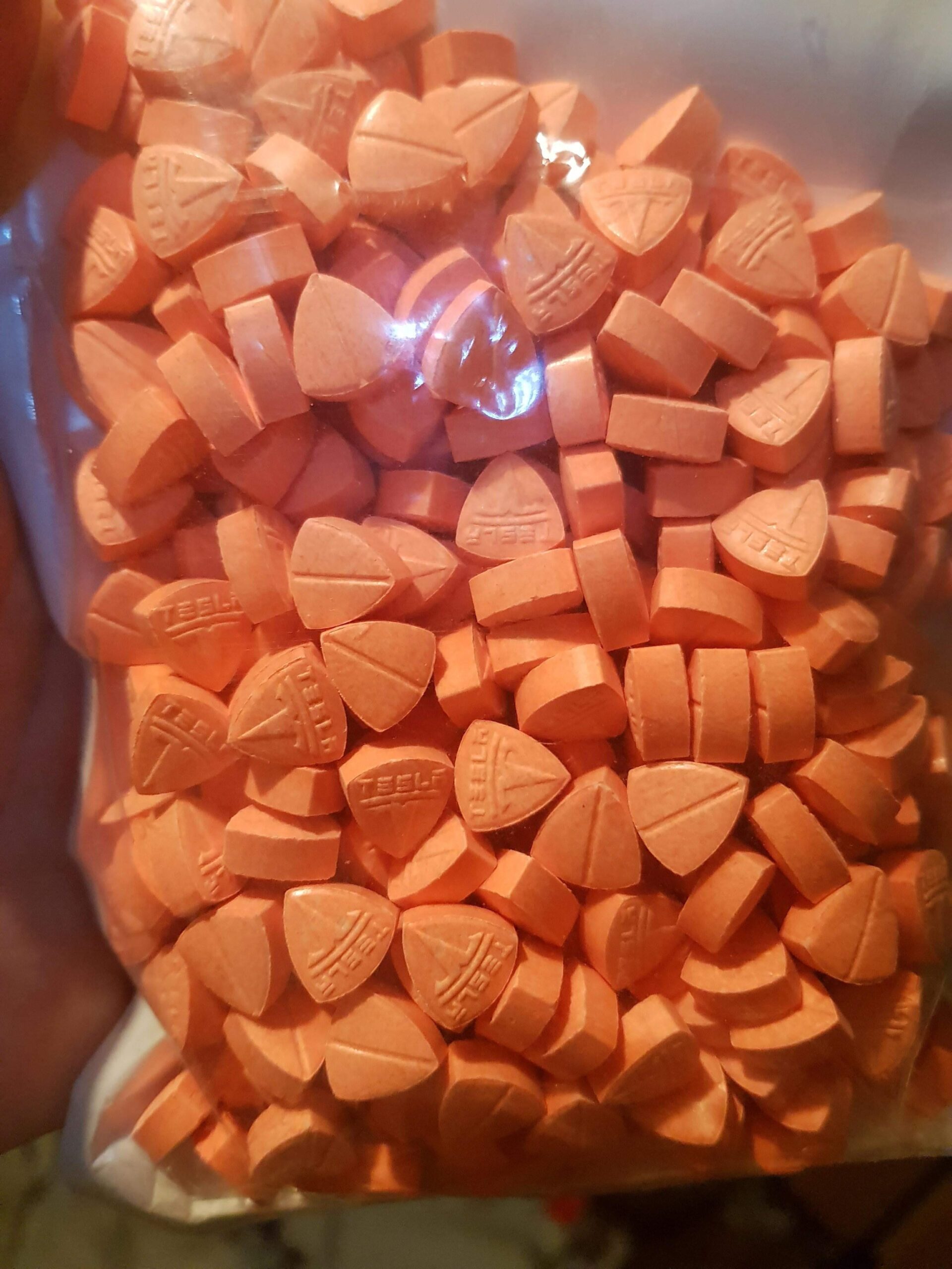 Orange Tesla pills 120mg (mdma) - 25 pills