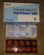 Buy Pain O Soma 500 mg | Carisoprodol | No Prescription Needed - 100 pills