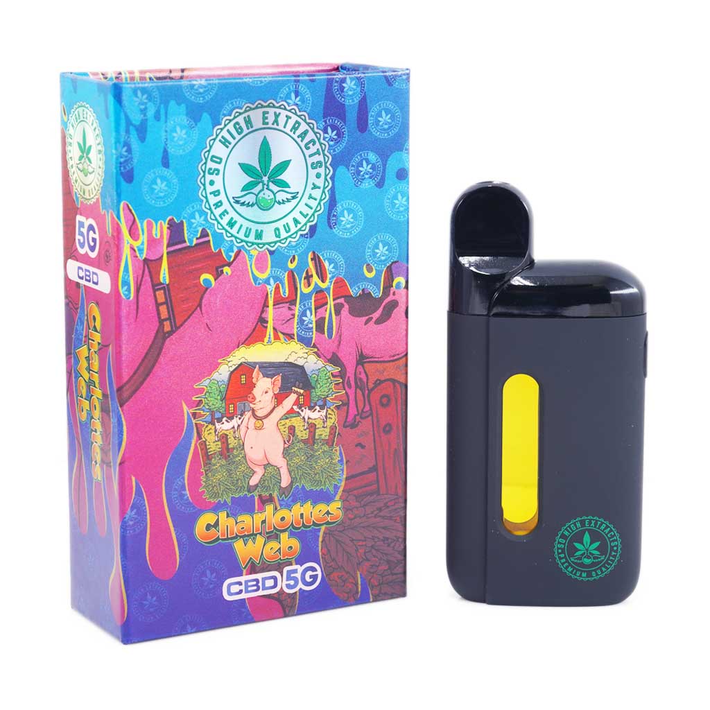 So High Extracts 5G Disposable Pen CBD – Charlotte’s Web