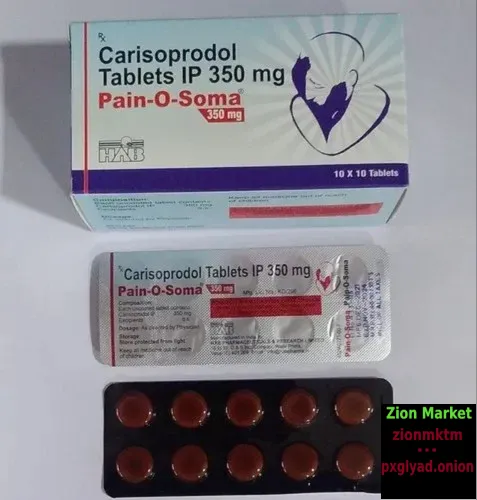 Soma 350mg (carisoprodol) x 100 pills pack
